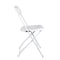 Chivari White Folding Chair (Steel-Poly Chair), 10PK CFPW-CX-T - alternate 9