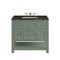 James Martin Vanities Breckenridge 36" Single Vanity, Smokey Celadon, w/ 3 CM Phantome Eclos Top 330-V36-SC-3PHT - alternate 1