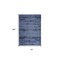 Homeroots 6' X 9' Denim Blue And Navy Blue Abstract Indoor Outdoor Area Rug 545504 - alternate 7
