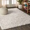 Jonathan Y Mercer Shag Plush White 4 ft. x 6 ft. Area Rug MCR106A-4 - alternate 6