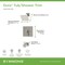 Symmons Duro HydroMersion Single Handle Tub and Shower Faucet Trim Kit  - 1.5 GPM (Valve Not Included) 3692STN15TRM - alternate 2