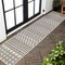 Jonathan Y Zana Modern Geometric Moroccan Reversible Machine-Washable Navy/Cream 2 ft. x 8 ft. Runner Rug SVH110A-28 - alternate 1