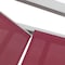 Leisuremod Marlin Patio Chaise Lounge Chair with Armrests in Grey Aluminum Frame, Burgundy, 2PK MLAGR-77BRG2 - alternate 8
