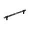 Amerock Carrione 8 inch 203mm Center-to-Center Marble Black/Black Bronze Cabinet Pull BP36663MBKBBR - alternate 1