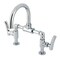 Kingston Brass Bridge Bathroom Faucet with Brass Pop-Up, Polished Chrome KS2171TKL - alternate 1