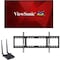 Viewsonic 75" Display, 3840 x 2160 Resolution, 450 cd/m2 Brightness, 24/7 CDE7520E1 - alternate 1