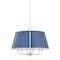 Hudson Valley Lighting Cambridge 6 Light Chandelier in Polished Nickel/Soft French Blue by Mark D. Sikes MDS121-PN/FBL - alternate 1