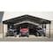 Arrow 20 x 20 x 7 ft Eggshell Carport CPH202007 - alternate 9