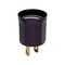 Pass & Seymour Lamp Holder Adapter, 660 W, Thermoplastic, Brown 61 - alternate 3