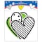 Carson Dellosa Kind Vibes Jumbo Doodle Hearts Cut-Outs, 12-Piece Set, 3PK 120615 - alternate 2