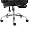 Elama High Back Adjustable Faux Leather Office Chair in Black with Adjustable Footrest ELM-F-011 - alternate 4