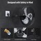 Edendirect 18 inch 3 Speed 360 Degree Oscillating High Velocity Black Indoor Outdoor Wall Mount Fan ZR-HIFANXWALLMOUNT18X2 - alternate 6