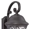 Homeroots Matte Black Tapered Goblet Wall Light 398539 - alternate 3