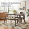 Alaterre Furniture Calais Dining Mid Century Modern 46" Solid Wood Dining Bench Entryway Bench w/ Minimalist Design ANCA0310 - alternate 5