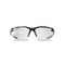 Edge Eyewear Safety Glasses Zorge G2 Wraparound Clear Lens Black Frame DZ111-G2 - alternate 2