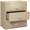 Fireking 31-15/16" W 3 Drawer Fire-Resistant Lateral File Cabinet, Parchment, Letter/Legal 3-3822-CPA - alternate 3