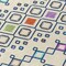 Homeroots 8' X 10' Linen Pink And Orange Geometric Washable Indoor Outdoor Area Rug 612193 - alternate 9
