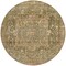 Homeroots 8' Fern Green Round Medallion Washable Indoor Outdoor Area Rug 608024 - alternate 6