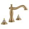 Delta 3-hole 6-16" installation Hole Widespread Lavatory Faucet, Champagne Bronze 3597LF-CZMPU-LHP - alternate 4