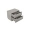 Homeroots 20" Light Gray Wood Two Drawer Nightstand 719560 - alternate 4