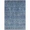 Homeroots 9' X 12' Blue And Ivory Floral Washable Indoor Outdoor Area Rug 605721 - alternate 8