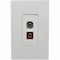 Tripp Lite RCA FEMALE AUDIO TO SCREW TERMINAL KEYSTONE JACK KIT RED/WHITE A050-000-ST-KJ - alternate 3