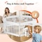 Simple Deluxe HealSmart 6 Panel Dog Playpen, 24in Exercise Puppy Playpen with Door, Safe, Secure, Folding and Por 3A88PTPPEN3523Q6PEWHT - alternate 4