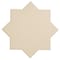 Apollo Tile Seville 7 x 7 in. Matte Ecru Taupe Porcelain Star Wall and Floor Tile 5.31 sq ft/case, 34PK TNG88STRTPEA - alternate 1