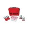 Brady PERSONAL PORTABLE LOCKOUT KIT, FILLED, 7 PIECES, 2 PADLOCKS, 1.56 IN W, LANGUAGE: 99292 - alternate 2