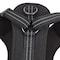 Guardian Gear Reflective Harness, 18 to 30 in, Fastening Method: O-Ring Strap, Nylon Harness, Jet Black ZA0031 16 30 - alternate 2