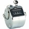 Sparco Tally Counters, w/ Finger Ring, 4 Figure, 10/BX, Silver 10PK SPR24100BX - alternate 2