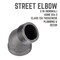 B & K Street Elbow 45 2" Blk 501539 - alternate 4