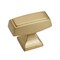 Amerock Mulholland 1-1/2 in 38 mm Length Champagne Bronze Cabinet Knob BP535342CZ - alternate 1