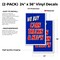 Signmission We Buy Cars Trucks & Suv's, Vinyl Decals Only 24 Inch x 36 Inch, Vinyl Decal, 2PK DSB-2436-2PACK-We Buy Cars Trucks & Suvs - alternate 2