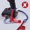 Knipex Lanyard Captive Eye Carabiner, Red; Blue 00 50 12 T BKA - alternate 6