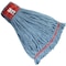 Rubbermaid Commercial 5 in Looped-End Wet Mop, Blue, Cotton/Synthetic, PK6, FGA25306BL00 FGA25306BL00 - alternate 1