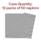 Smarty Had A Party Durable Shimmering Silver Paper Dinner Napkins, 600PK 673281B-CASE - alternate 4