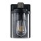 Jonathan Y Bungalow 4.5" 1-Light Iron/Seeded Glass Rustic Farmhouse LED Vanity Light, Black/Gray Oak Wood Finish JYL7507B - alternate 7