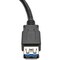 Tripp Lite USB 3.0 SuperSpeed Type-A Extension Cable M/F 6" Black 5Gbps U324-06N-BK - alternate 2