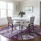 Homeroots 8' Purple Lavender And Ivory Round Aztec Washable Indoor Outdoor Area Rug 598498 - alternate 6