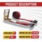 Mytee Products 2 inx30 ft Kinedyne Red Tie-Down Ratchet Straps w/ Flat Hooks, 3,335 WLL, 4PK RS230R-Kx4 - alternate 8