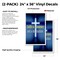 Signmission Faith Is A Journey Not A Destination, Vinyl Decals Only 24 Inch x 36 Inch, Vinyl Decal, 2PK DSB-2436-2PACK-FaithIsAJourneyNotADestin - alternate 2