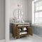 James Martin Vanities Chicago 36" Single Vanity, Walnut Whisper, w/ 3 CM Siberian Silestone Top 503-V36-WLW-3SFR - alternate 5