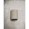 Luxury Lighting Gilly 8.5 in Ceramic Half Cylinder Outdoor Wall Light, Cottonwood Paint Finish, 2PK (2) 100-00-CW-ud-7 - alternate 2