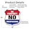 Signmission No Trespassing Shield Sign U.S. Property, 18 Inch X 18 Inch, Plastic Sign SHI-P-18-411 - alternate 3