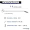 Kable Kontrol ETFE Tefzel Cable Zip Ties, 11 in L, 2.99 in Max Bundle Dia., Blue, 50 lbs Strength, 100 PK KKTF-11-50-100 - alternate 4