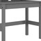 Homeroots 35" Gray Writing Desk 491466 - alternate 3