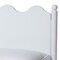 Baxton Studio Malaya Modern White Wood Full Platform Bed with Scalloped Edges 256-14019-ZORO - alternate 4