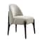 Manhattan Comfort Oslo Chenille Wood Side Chair in Taupe - Set of 2 DC1542-1 - alternate 5