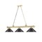 Z-Lite Cordon Heritage Brass 3 Light Billiard 2306-3HBR-MB15 - alternate 3